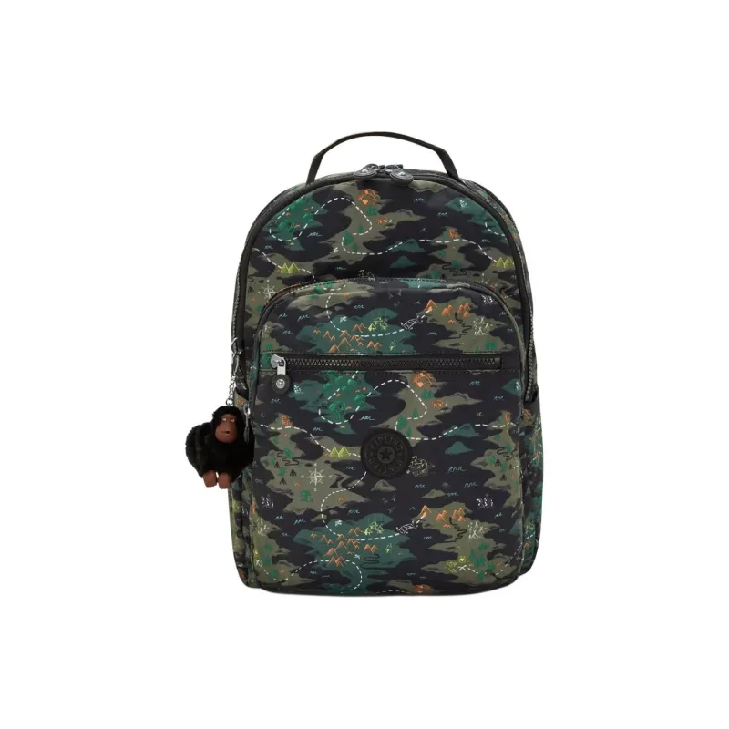 Kipling Nylon Backpack Unisex Green-0