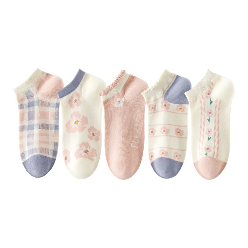 Caramella Ankle Socks Women's 5 Pack-27