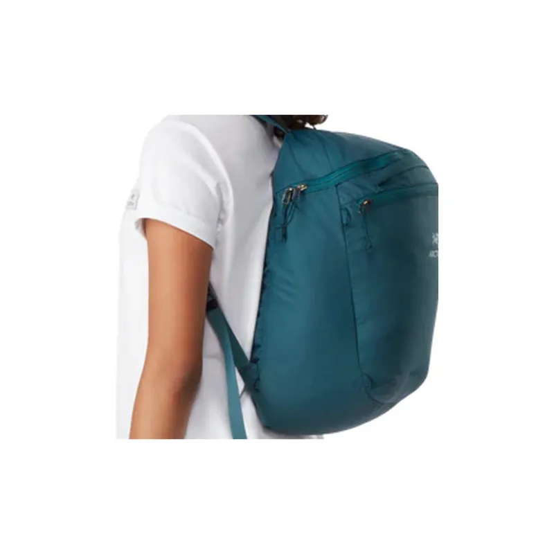 Arcteryx Inde Polyester With Nylon Backpack Regular Unisex Iliade Blue-3