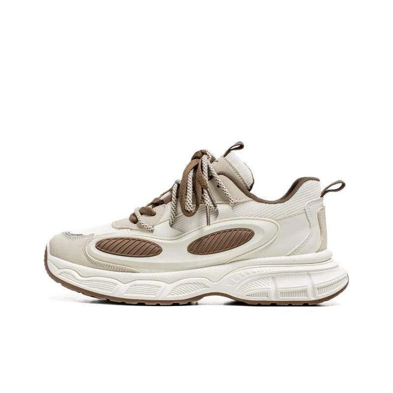 Grumpy Ram Wear Resistant Height Increasing Low Top Chunky Sneakers Men's-4