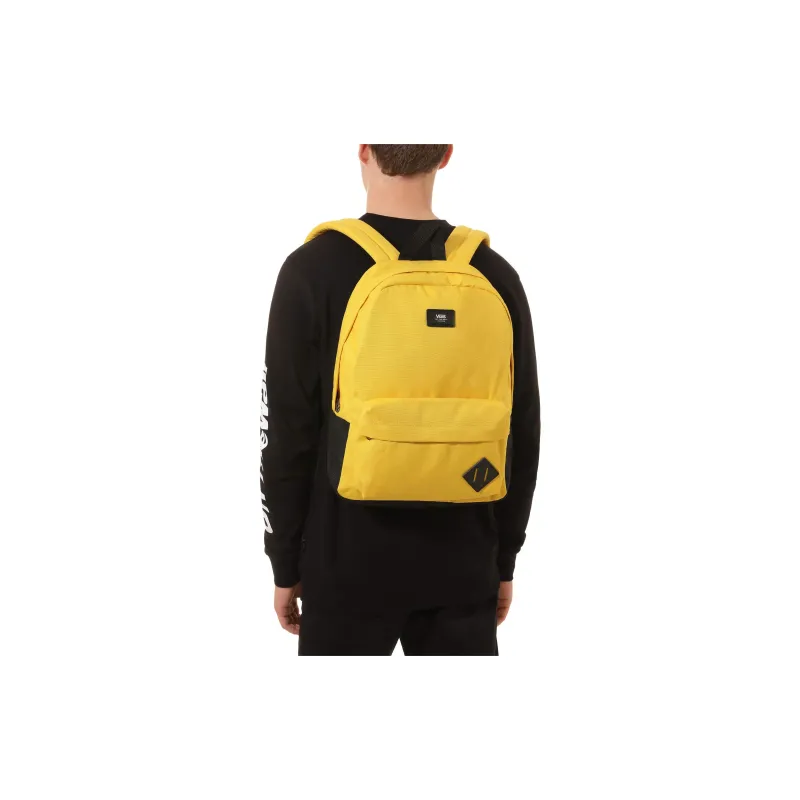 Vans Old Skool Canvas Backpack Regular Unisex Sulfur Yellow-4