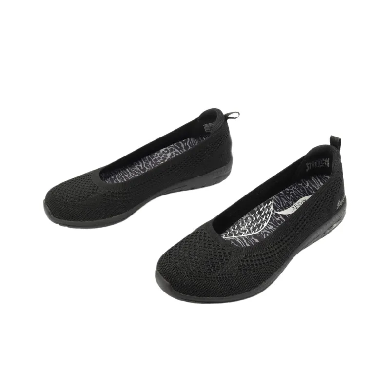 Skechers Arch Fit Flex-Step Ahead Cushioning Support Low-Top Casual Shoes Women's Black-3