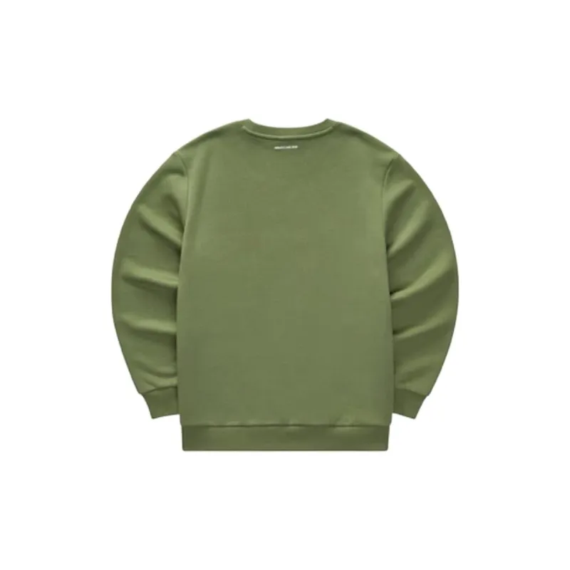 Skechers Colorful Sweatshirt Unisex Olive Green-1