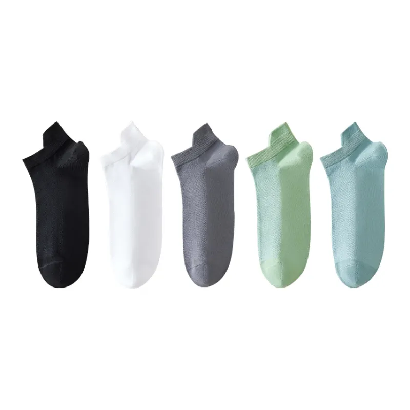MIIOW No-Show Socks Men's 5 Pack-0