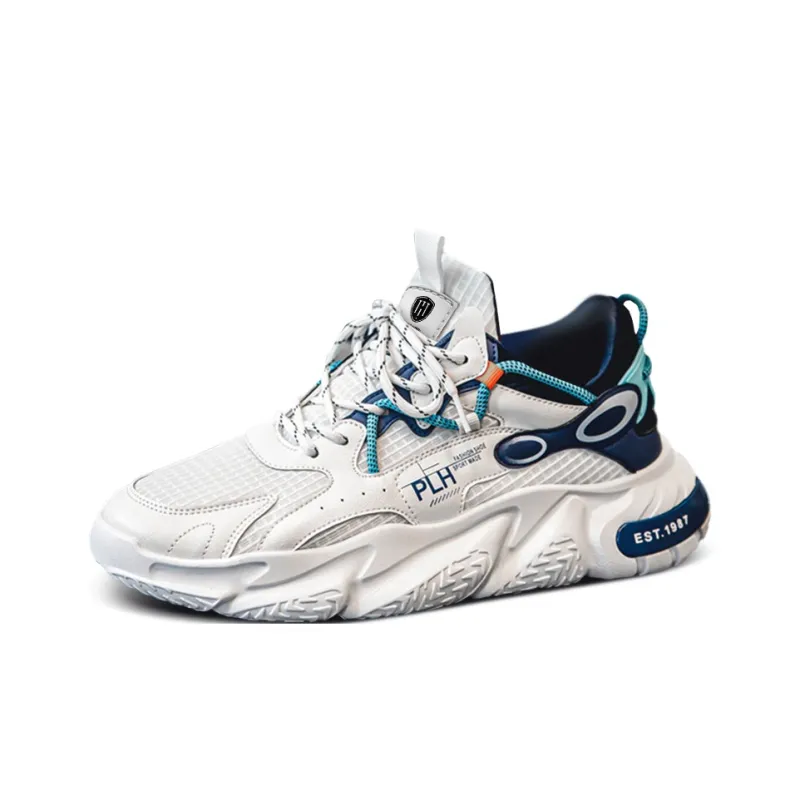 HACKBUTEER Dim Zone Collection Low-Top Chunky Sneakers Unisex-34
