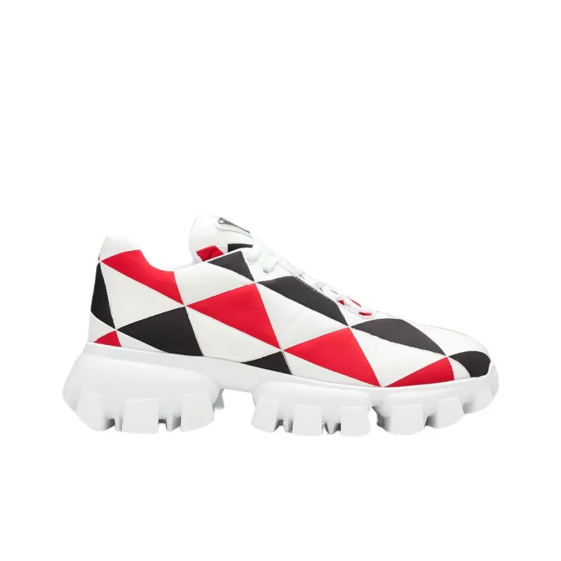 PRADA Shock Absorbers With Slip Resistant And Abrasion Resistant Properties Low Top Casual Shoes-1