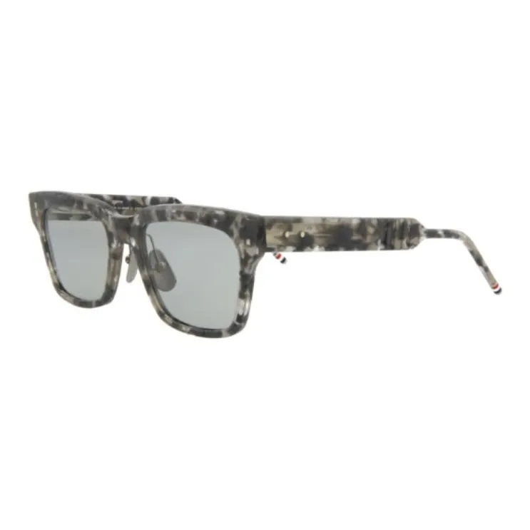 THOM BROWNE· Rectangular Sunglasses Men's Gray-0