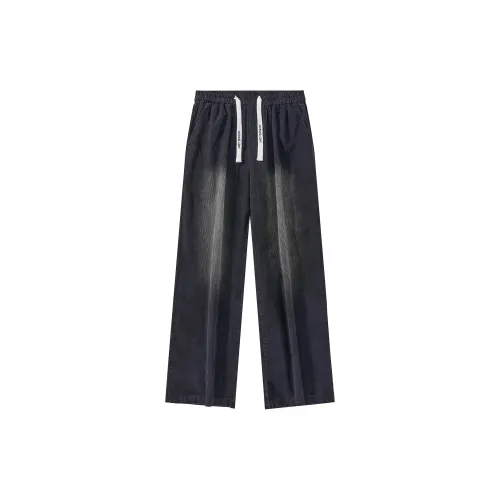 WARNING LIGHT Casual Pants Unisex Black