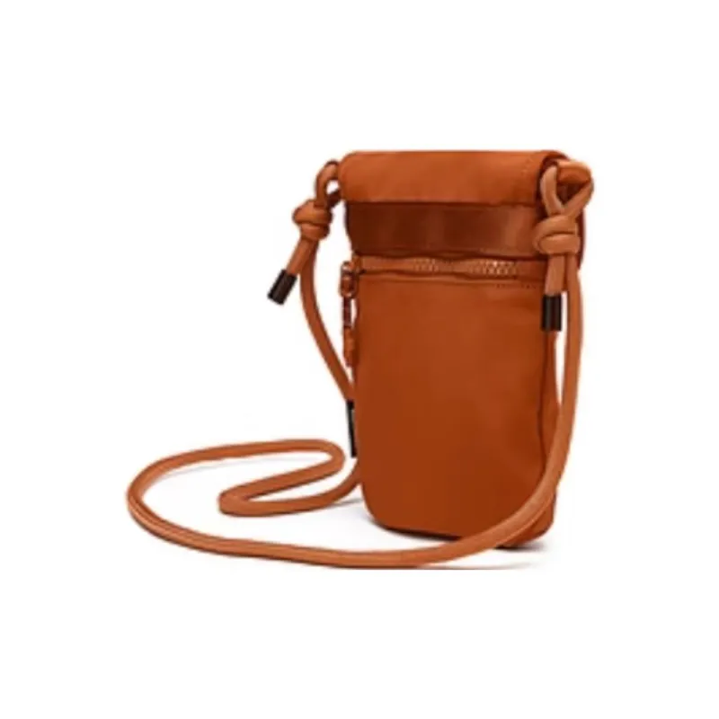 Skechers Fabric Cell Phone Pouch, Shoulder Bag, Crossbody Bag Regular Unisex Tan-3