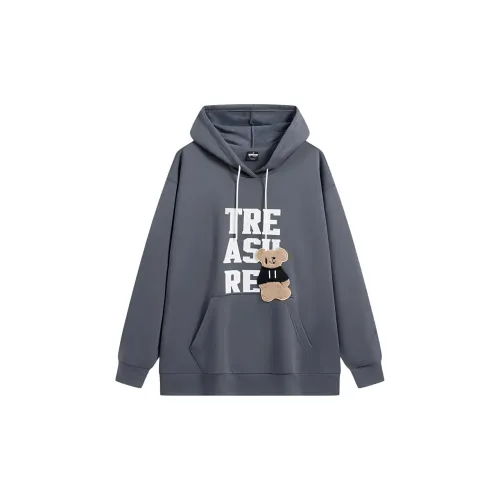 XTEP Semi-sugar Series Sweatshirts Women's Misty Ash Gray