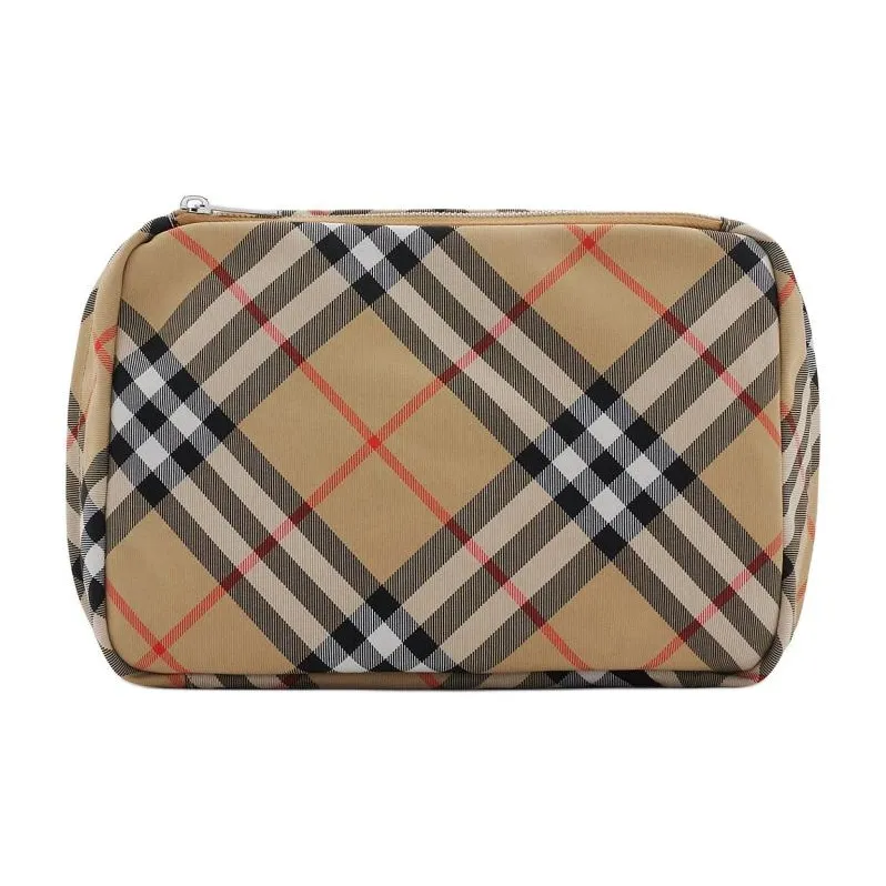 Burberry Polyester Coated With Polyurethane Clutch Men's Sand-2