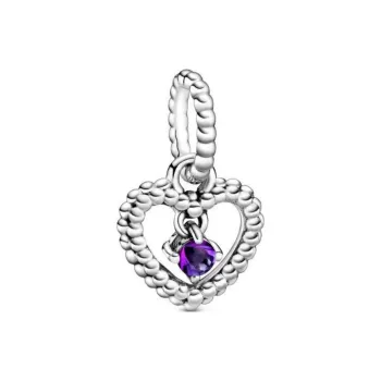 Pandora Silver Pendants Women's Purple