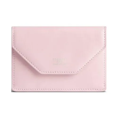 Balenciaga Smooth Calf Leather Wallet Mini Women's Pink