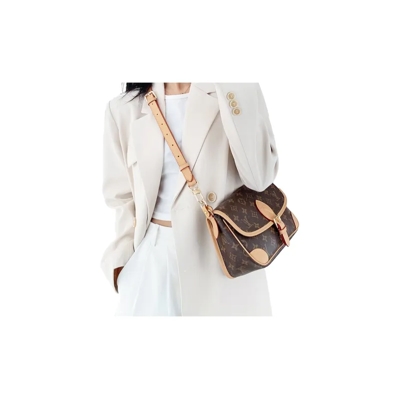 Lan Bao Fan Cow Leather Bag Straps Women's Beeswax Color-5