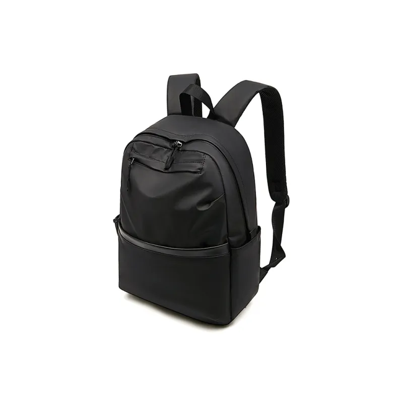 Old Man's Head Fabric Backpack Regular Unisex Black-1