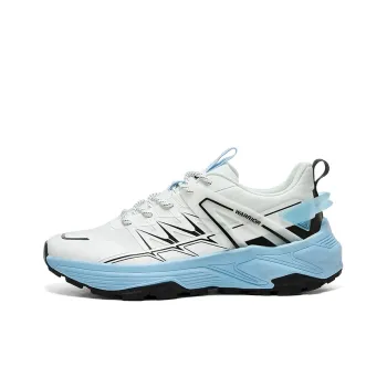 Warrior Anti Slip And Wear Resistant Breathable Low Top Casual Shoes Unisex White Black Blue