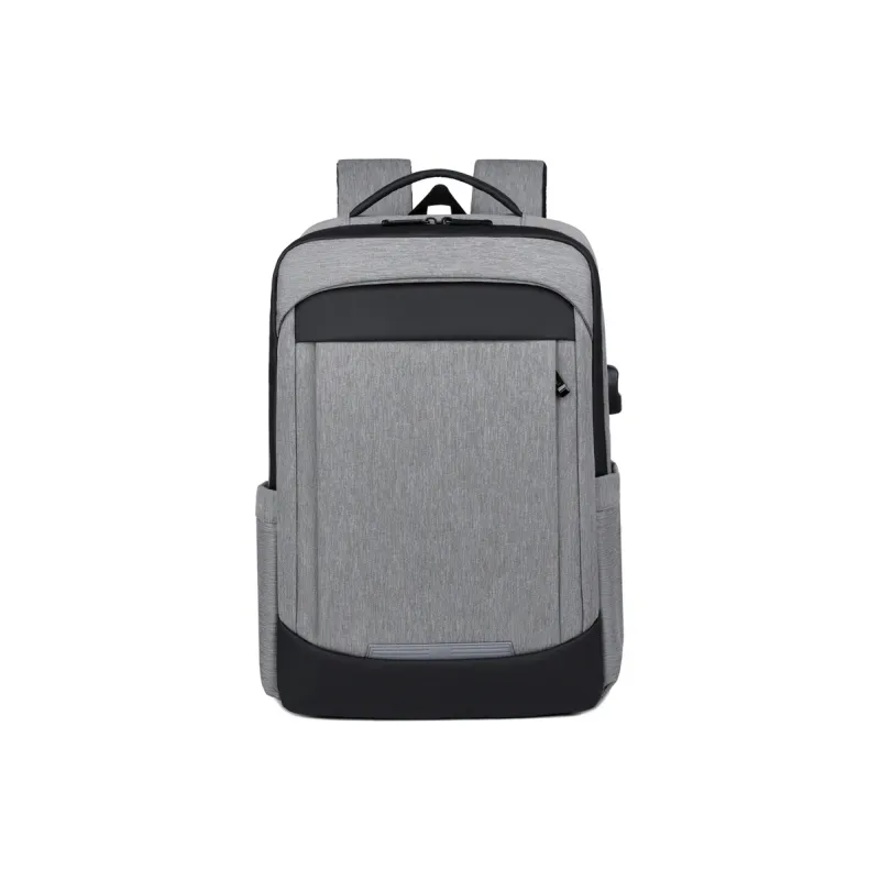 Yalu Oxford Backpack Regular Men's Black/Light Gray/Dark Gray-2