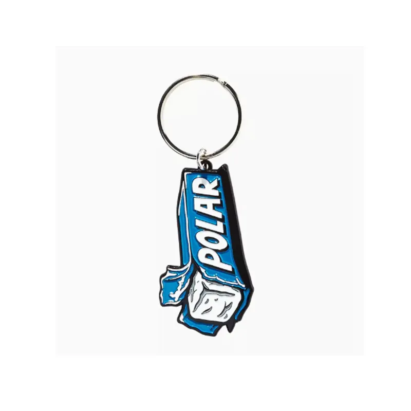 POLAR SKATE CO Metal Keychains Unisex Red-4