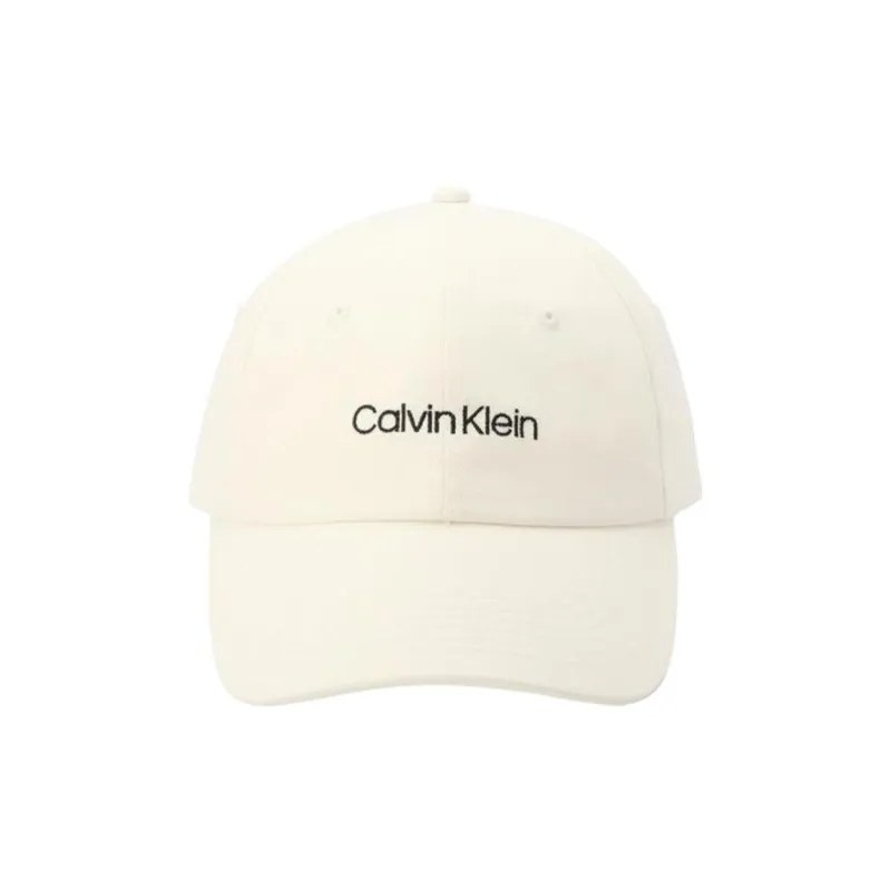 CALVIN KLEIN Cotton Baseball Caps Men's Beige-2