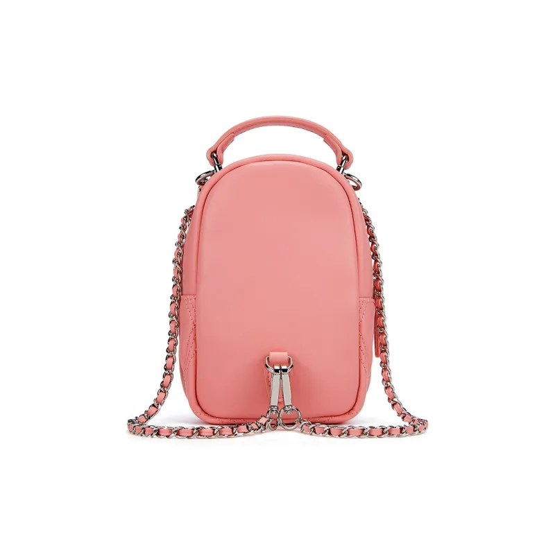 ELLE Cow Leather Shoulder Bag Backpack Women's Multicolor-2