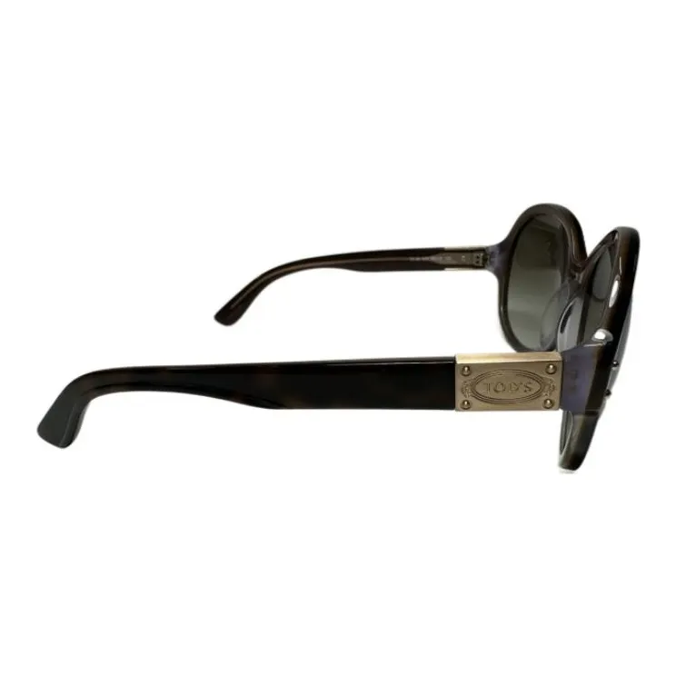 TOD'S Irregular Shape Sunglasses Men's Black-1