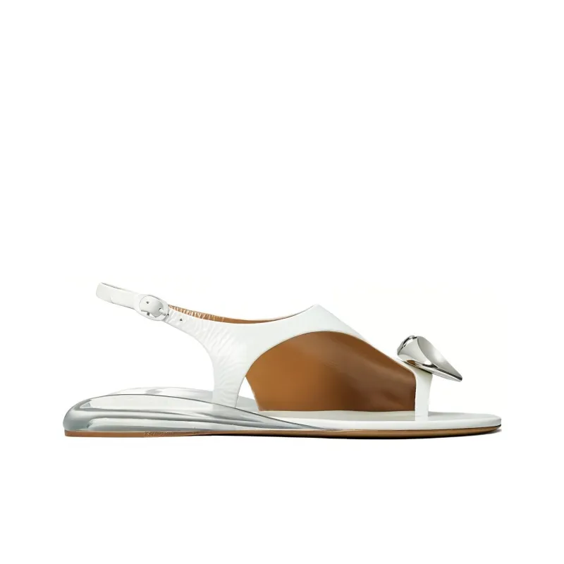 TORY BURCH Patos Strap Sandals Women's White-1