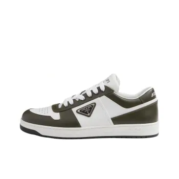 PRADA Downtown Colour block Leather Sneakers