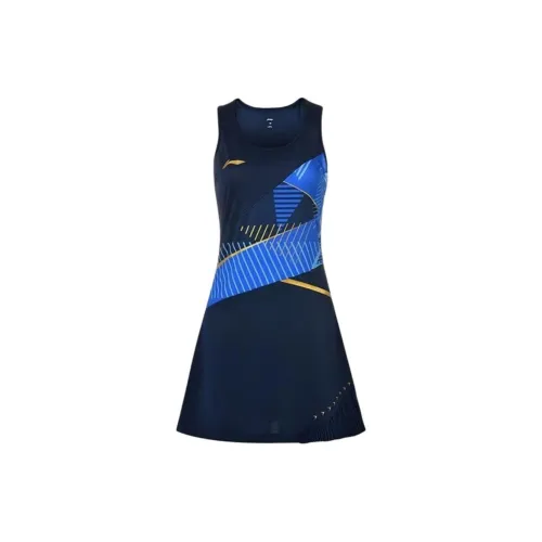 LiNing Sleeveless Dress Women's Blue