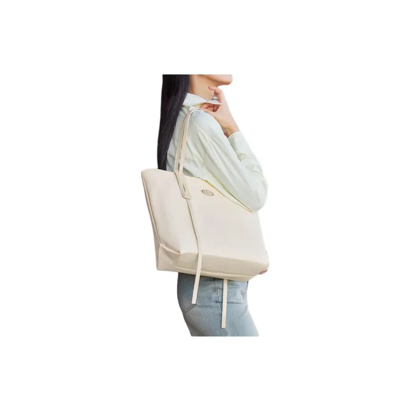 SEM/R PU Shoulder Bag Medium Size Women's Khaki 50607 Denim Light Blue 88101-3