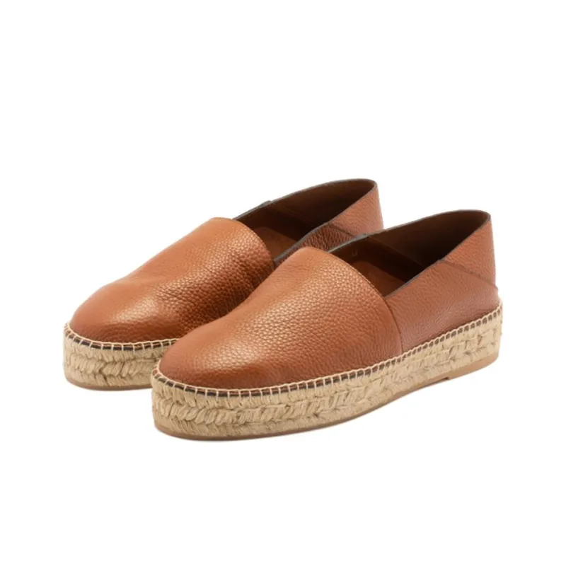 Valentino Vlogo Espadrilles Men's Brown-2