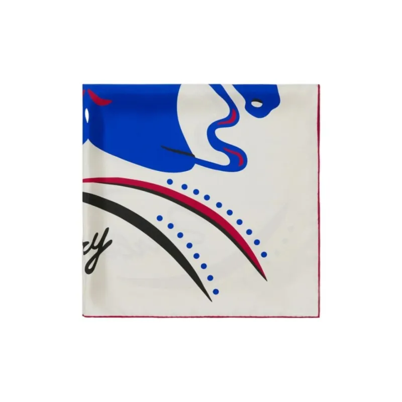 Burberry Mirrored Horse Silk Scarf-1