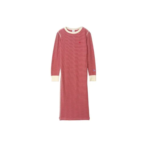 Champion Long-Sleeved Dresses Women's Red