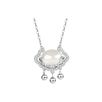 MAMADESHOUHU Chalcedony Jade Necklaces Women's