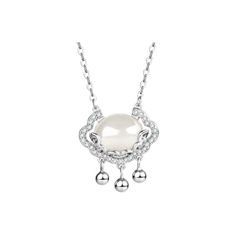 MAMADESHOUHU Chalcedony Jade Necklaces Women's-0