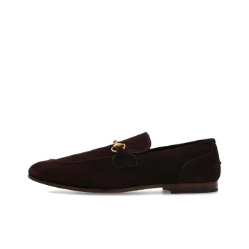 GUCCI Jordaan Suede Loafers