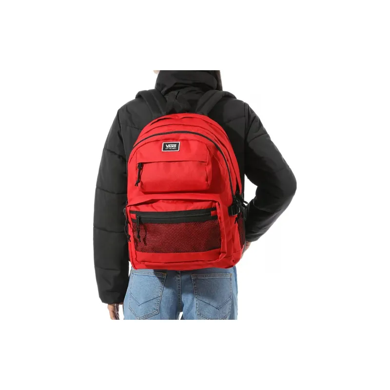 Vans Polyester Laptop Backpack Regular Unisex Red-5