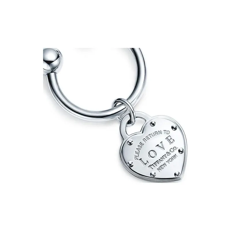 TIFFANY & CO. Keychains Unisex Silver-1