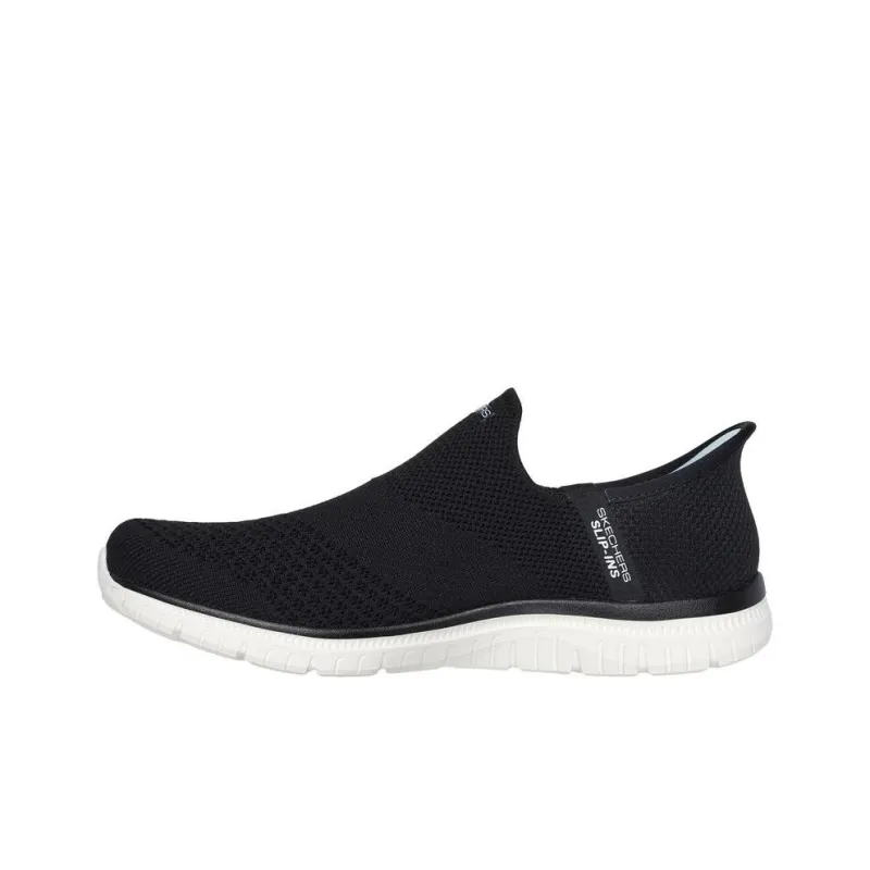 Skechers Slip Ins Slip Resistant Low Top Casual Shoes Women's Black-0