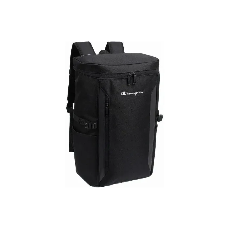 Champion Recycled Polyester Patchwork Canvas Backpack Men's Black White-1