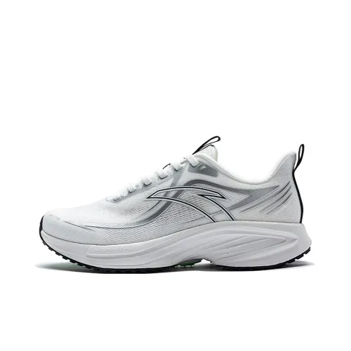 CHAOJIANTA Anti Slip Wear Resistant Low Top Casual Running Shoes Women's White Gray