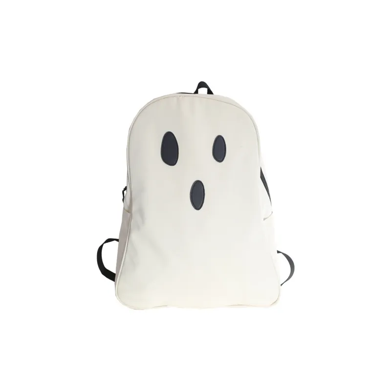 MOK Nylon Laptop Backpack Regular Unisex White/Black-1