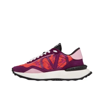 Valentino Lacerunner Low Top Casual Shoes Women's Fuchsia