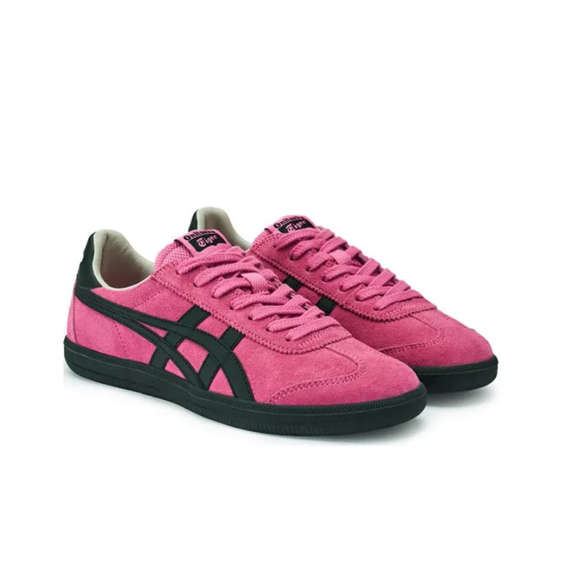 Onitsuka Tiger Tokuten Slip Resistant, Impact Resistant, Abrasion Resistant Low Top Skateboard Shoes Unisex Dark Pink-1