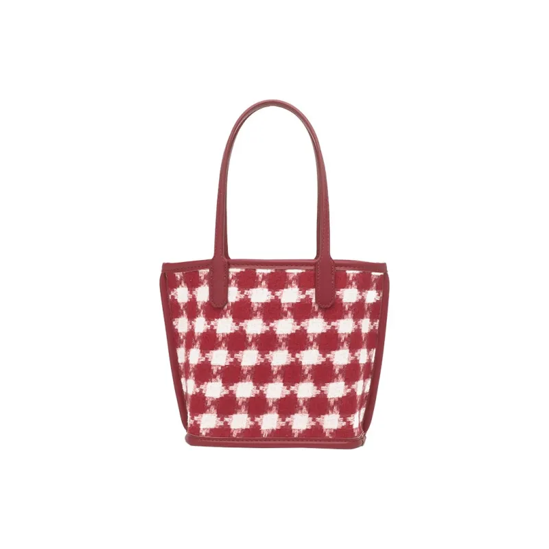 NATTY PU Shoulder Bag Women's Red-6