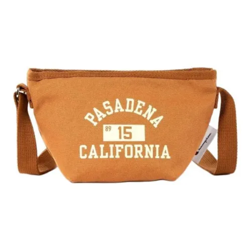 Champion 100% Cotton Canvas Crossbody Bag Shoulder Bag Unisex Brown