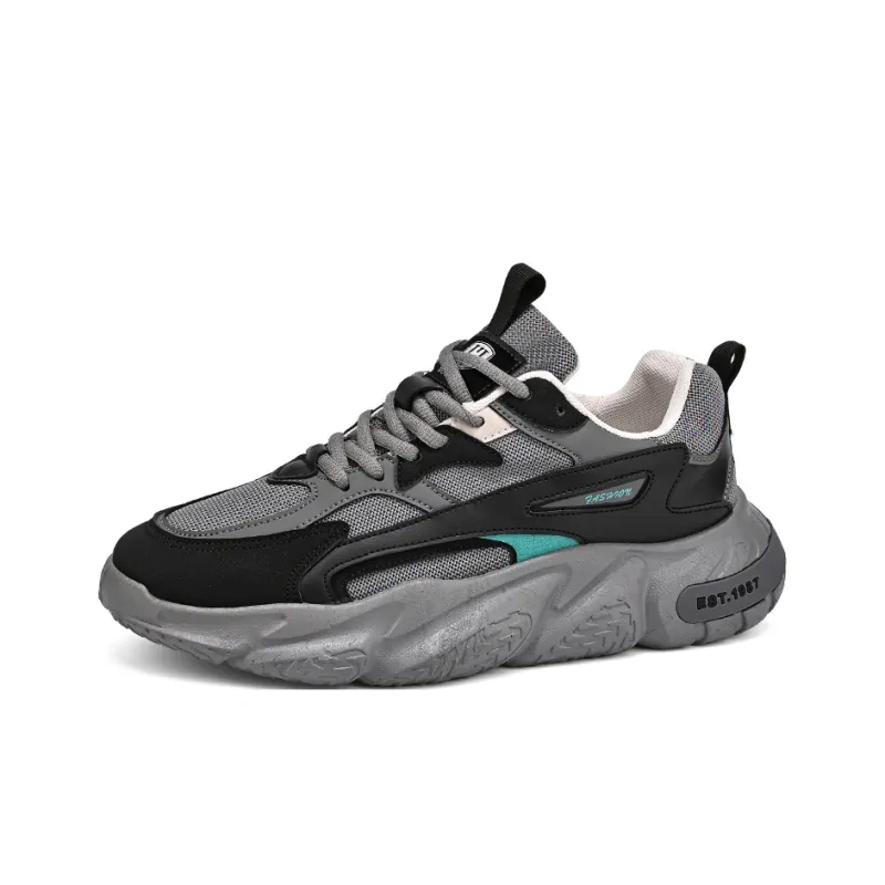HACKBUTEER Dim Zone Collection Low-Top Chunky Sneakers Unisex-52