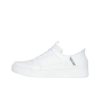 Skechers Sport Court 92 Anti Slip Wear Resistant Low Top Skateboard Shoes Men's White