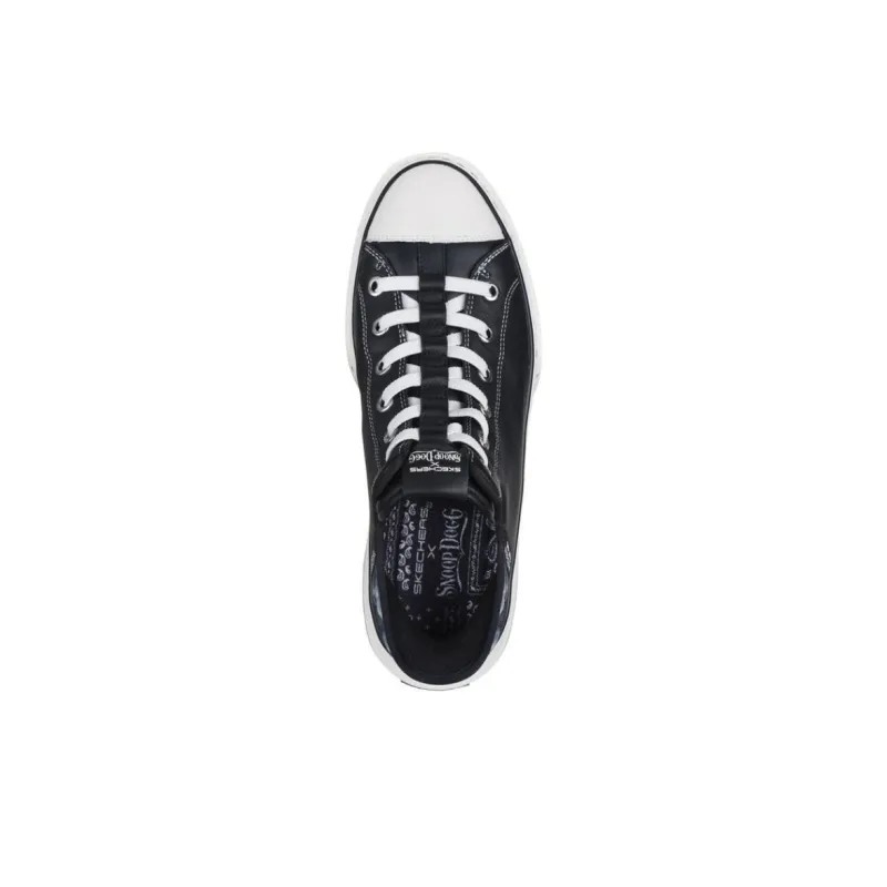 Skechers Snoop One Anti Slip Wear Resistant Low Top Casual Shoes Men's Black-3