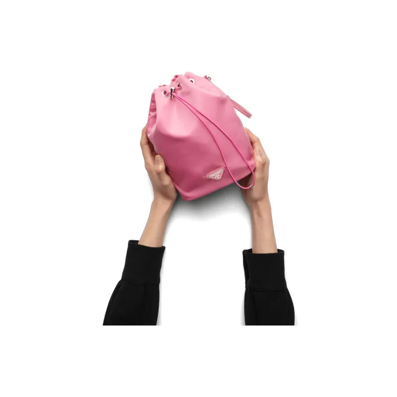 PRADA Nylon Makeup Bags Toiletry Bags Women's Begonia Pink-3