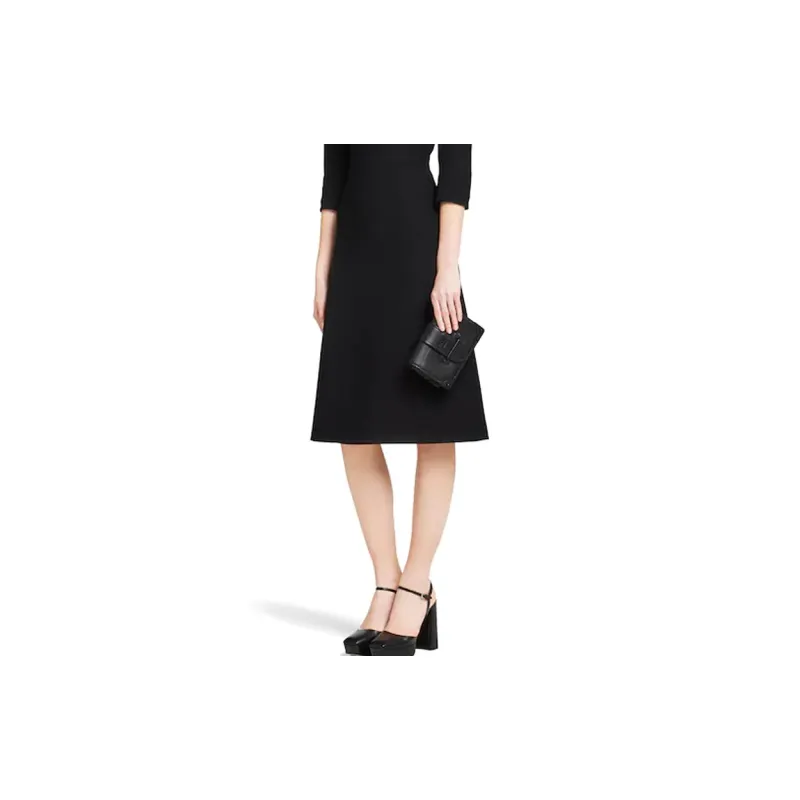 PRADA Cahier Calfskin Handheld Shoulder Bag Crossbody Bag Women's Black-3